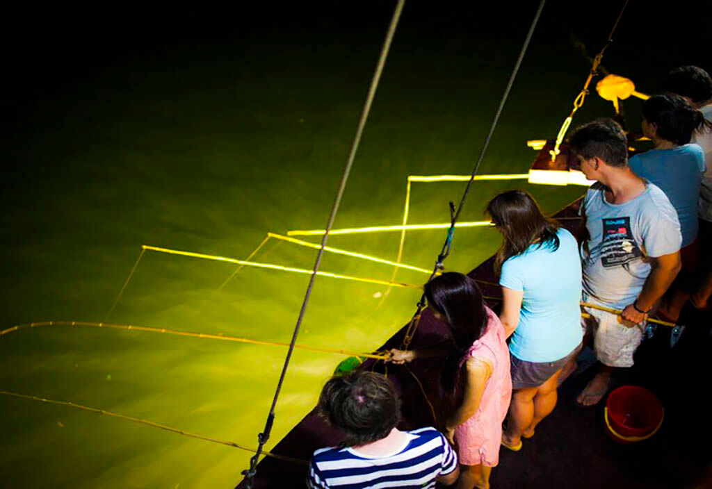 Try your hand at a local tradition after dark